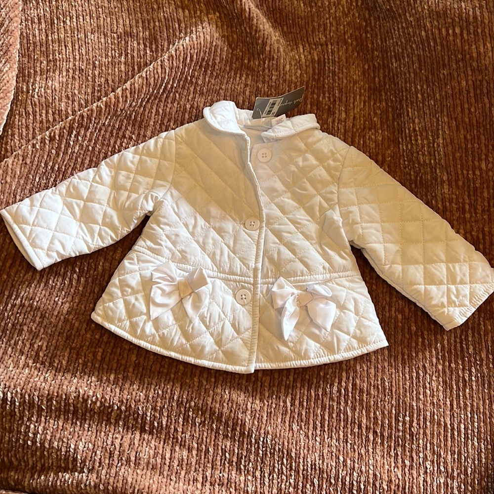 Baby girl quilted jacket 🕊